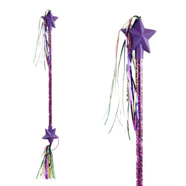 Bâton majorette - Etoile - Violet 56cm Bâton majorette - Etoile - Violet 56cm