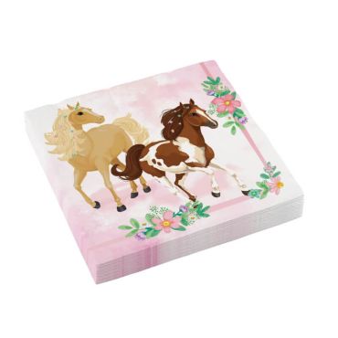 20 serviettes en papier beaux chevaux | jourdefete.com 20 serviettes en papier beaux chevaux | jourdefete.com