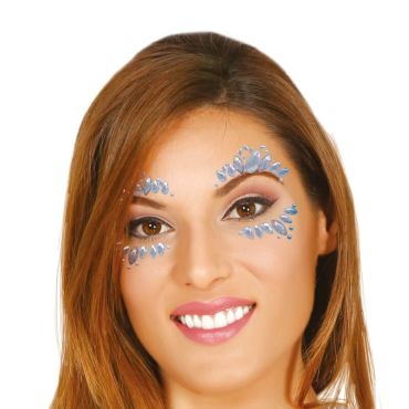 bijoux adhésifs visage couleur argent bijoux adhésifs visage couleur argent