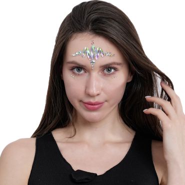Bijoux adhésifs visage diadème holographique | jourdefete.com Bijoux adhésifs visage diadème holographique | jourdefete.com