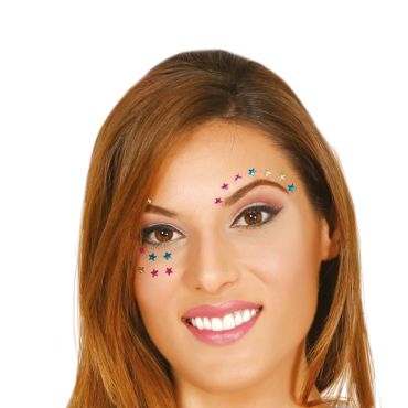 bijoux adhésifs visage étoiles bijoux adhésifs visage étoiles