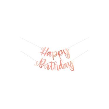 bannière de lettres happy birthday rose gold | jourdefete.com bannière de lettres happy birthday rose gold | jourdefete.com