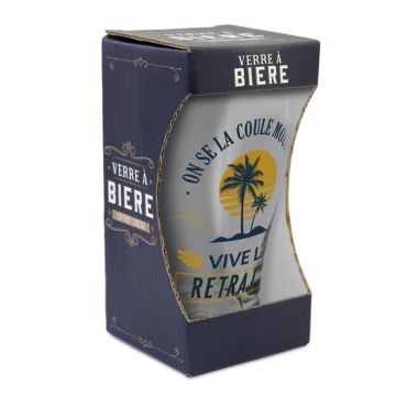 Un splendide verre à bière à offrir pour le départ à la retraite d'un proche | jourdefete.com Un splendide verre à bière à offrir pour le départ à la retraite d'un proche | jourdefete.com