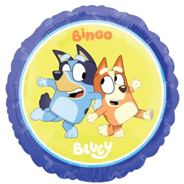 Ballon rond Bluey et Bingo 43 cm pour anniversaire enfant | jourdefete.com Ballon rond Bluey et Bingo 43 cm pour anniversaire enfant | jourdefete.com