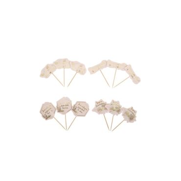 12 decos sur pics en bois anniversaire boho | jourdefete.com 12 decos sur pics en bois anniversaire boho | jourdefete.com