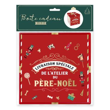 Une jolie boîte cadeau qui vient de l'atelier du père Noël | jourdefete.com