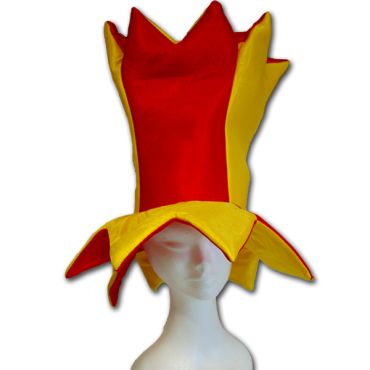 Chapeau de Bouffon Jaune et Rouge Chapeau de Bouffon Jaune et Rouge