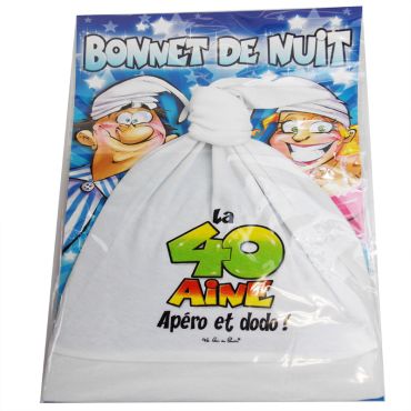 Bonnet de Nuit Anniversaire 40 ans Bonnet de Nuit Anniversaire 40 ans