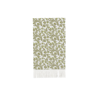 Serviettes franges Botanica Verde 20x40 cm crème et pistache | jourdefete.com Serviettes franges Botanica Verde 20x40 cm crème et pistache | jourdefete.com