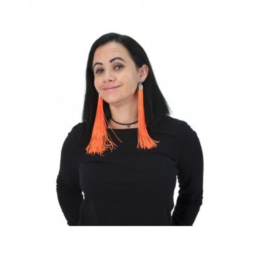 Boucles d'Oreilles Franges - Orange Boucles d'Oreilles Franges - Orange