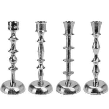 bougeoir argent 20cm | jourdefete.com bougeoir argent 20cm | jourdefete.com