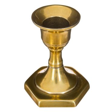 Bougeoir en métal doré Marso 7,5 cm pour une décoration vintage élégante | jourdefete.com Bougeoir en métal doré Marso 7,5 cm pour une décoration vintage élégante | jourdefete.com