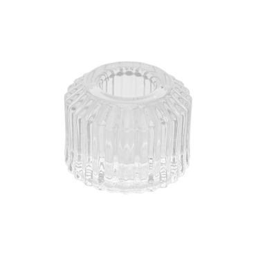 Craquez pour ce bougeoir transparent aux motifs rayés pour votre table | jouirdefete.com Craquez pour ce bougeoir transparent aux motifs rayés pour votre table | jouirdefete.com