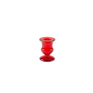 Bougeoir Médicis - Verre Rouge Bougeoir Médicis - Verre Rouge