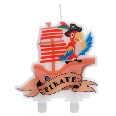 Bougie - Pirate | jourdefete.com Bougie - Pirate | jourdefete.com