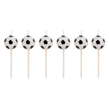 6 Bougies Ballons de Foot 6 Bougies Ballons de Foot