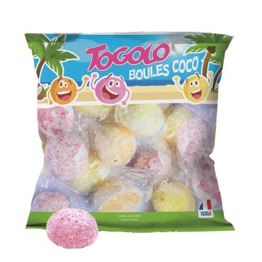 Boules Coco TOGOLO 150g, bonbons à la noix de coco gourmands | jourdefete.com Boules Coco TOGOLO 150g, bonbons à la noix de coco gourmands | jourdefete.com