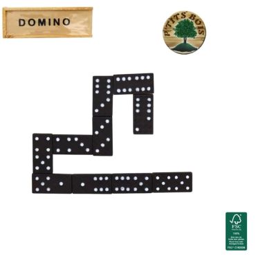 Jeu de dominos en bois noir dans une boîte | jourdefete.com Jeu de dominos en bois noir dans une boîte | jourdefete.com