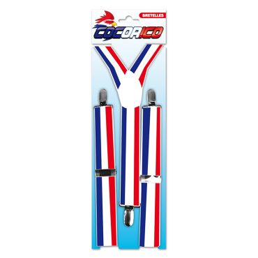 Bretelles Tricolores "Bleu Blanc Rouge" France Bretelles Tricolores "Bleu Blanc Rouge" France