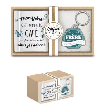 coffret mug et porte clés frère coffret mug et porte clés frère