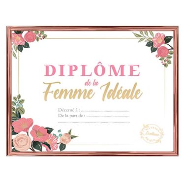 cadre diplôme femme idéale | jourdefete.com cadre diplôme femme idéale | jourdefete.com