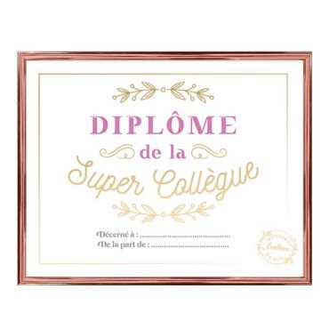 cadre diplôme de la super collègue | jourdefete.com cadre diplôme de la super collègue | jourdefete.com