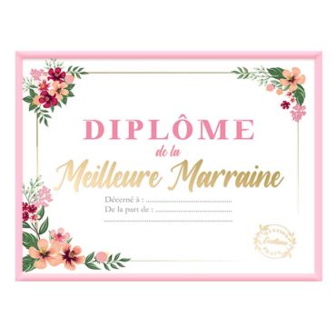 cadre diplôme meilleure marraine | jourdefete.com cadre diplôme meilleure marraine | jourdefete.com