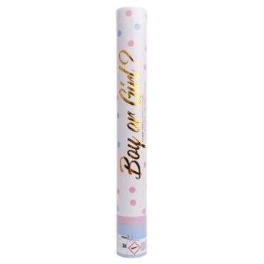Un splendide canon à confettis qui va révéler le genre de votre bébé | jourdefete.com Un splendide canon à confettis qui va révéler le genre de votre bébé | jourdefete.com