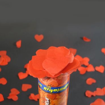 Canon à Confettis Coeur Rouge 60 Cm Canon à Confettis Coeur Rouge 60 Cm