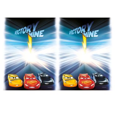Nappe Cars Victory is Mine avec Flash McQueen, Cruz Ramirez et Jackson Storm | jourdefete.com