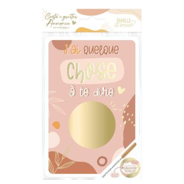 Une carte à gratter pour que la future grande sœur découvre la grossesse de maman | jourdefete.com Une carte à gratter pour que la future grande sœur découvre la grossesse de maman | jourdefete.com