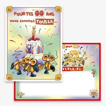 Carte d'Anniversaire Géante avec Enveloppe - "Pour tes ... ans !" | jourdefete.com Carte d'Anniversaire Géante avec Enveloppe - "Pour tes ... ans !" | jourdefete.com
