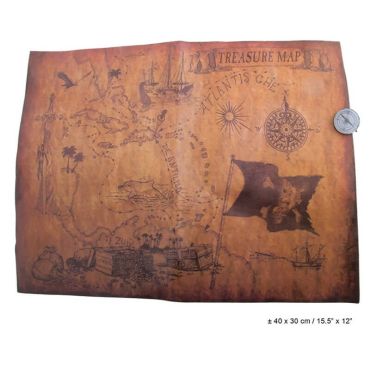 Carte au trésor et Boussole de Pirate Carte au trésor et Boussole de Pirate