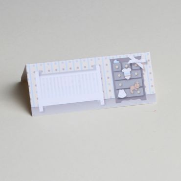 10 Cartes de Table Baptême - Commode 10 Cartes de Table Baptême - Commode