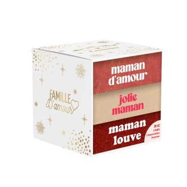 Chaussettes à motifs avec textes, idée cadeau fête des mères | jourdefete.com Chaussettes à motifs avec textes, idée cadeau fête des mères | jourdefete.com