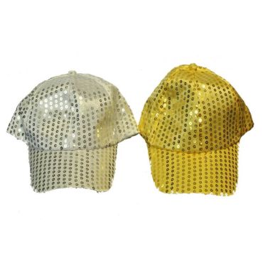 casquette disco à sequins pour adulte couleur au choix | jourdefete.com