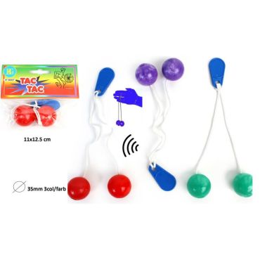 Castagnettes tac tac avec boules - 3,5 cm - Couleur aléatoire | jourdefete.com Castagnettes tac tac avec boules - 3,5 cm - Couleur aléatoire | jourdefete.com