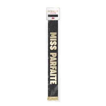 Écharpe de Miss à paillettes humour | jourdefete.com