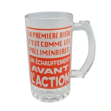 Chope à Bière "Avant l'Action" Chope à Bière "Avant l'Action"
