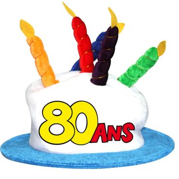 Chapeau d'Anniversaire - 80 Ans Chapeau d'Anniversaire - 80 Ans