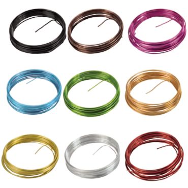 Fil Métallique Plat - Coloris au Choix Fil Métallique Plat - Coloris au Choix
