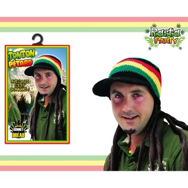 Bonnet à dreads "Tonton Pétard" Bonnet à dreads "Tonton Pétard"