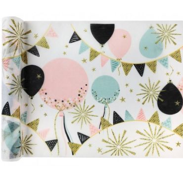 Chemin de table célébration multicolore - Paillettes | jourdefete.com Chemin de table célébration multicolore - Paillettes | jourdefete.com