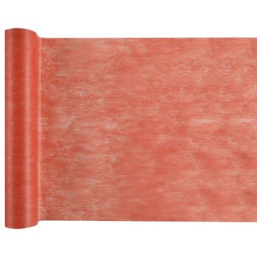 Un magnifique chemin de table d'une longueur de 10 mètres de couleur terracotta | jourdefete.com Un magnifique chemin de table d'une longueur de 10 mètres de couleur terracotta | jourdefete.com
