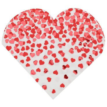 Sachet de 10 serviettes en forme de cœur pour la Saint-Valentin | jourdefete.com Sachet de 10 serviettes en forme de cœur pour la Saint-Valentin | jourdefete.com