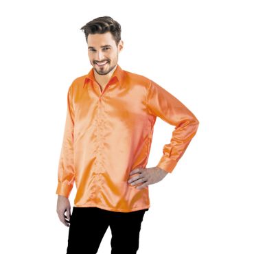 Chemise néon Disco Fluo - Orange Chemise néon Disco Fluo - Orange