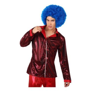 Chemise disco rouge pour homme - Taille au choix Chemise disco rouge pour homme - Taille au choix