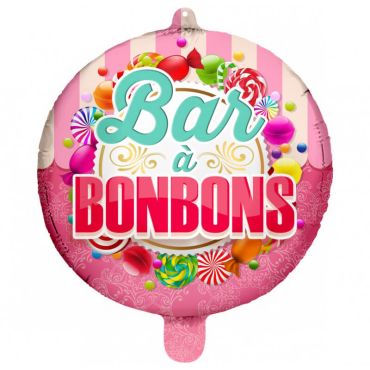 Ce ballon en aluminium "Bar à bonbons" saura divertir vos convives pendant votre soirée festive | jourdefete.com Ce ballon en aluminium "Bar à bonbons" saura divertir vos convives pendant votre soirée festive | jourdefete.com