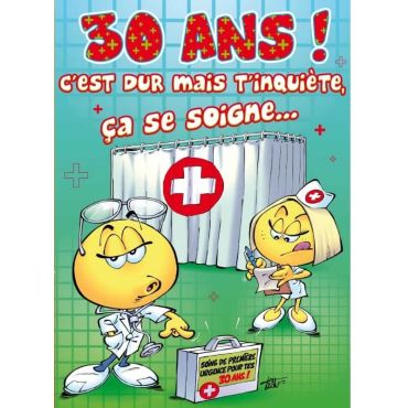 Carte d'Anniversaire Maxi Format avec Enveloppe - 30 ans Carte d'Anniversaire Maxi Format avec Enveloppe - 30 ans
