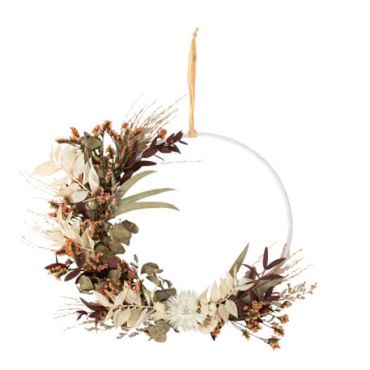 Couronne de fleurs séchées | jourdefete.com Couronne de fleurs séchées | jourdefete.com